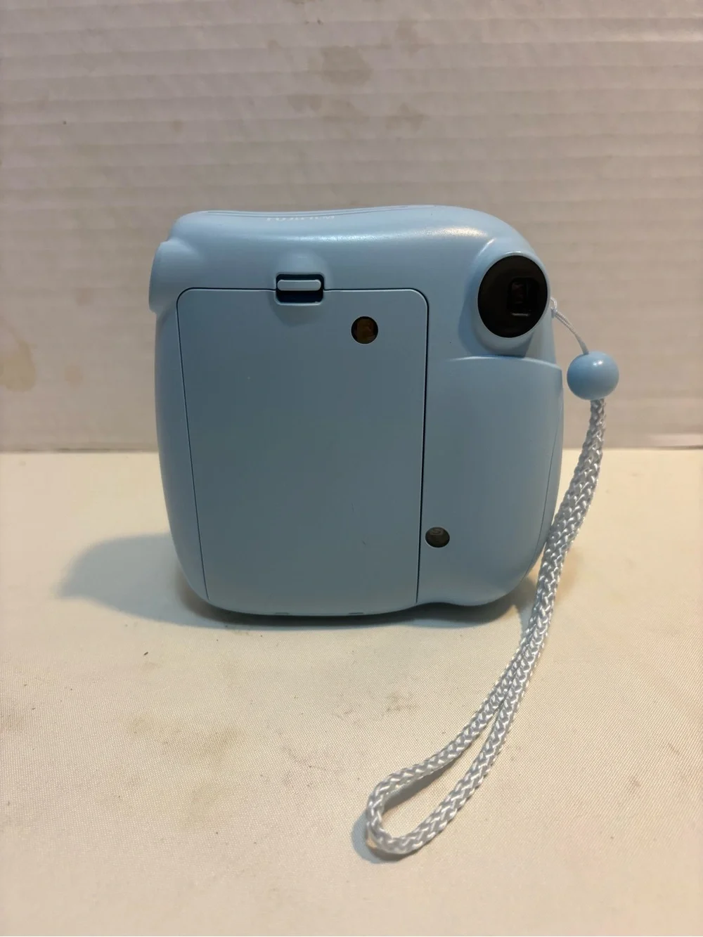 Fujifilm Instax Mini 7+ instant camera blue photos